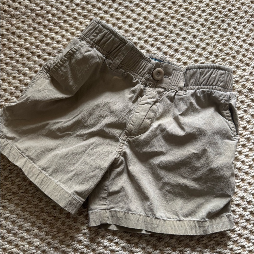 Properly Tied Boys Size 5 Khaki Tech Shorts